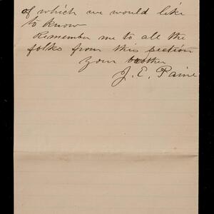 a page of handwritten text