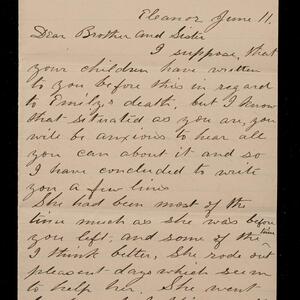 a page of handwritten text