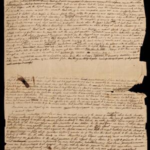 a page of handwritten text