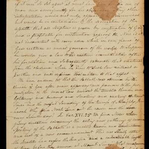 a page of handwritten text