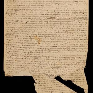 a page of handwritten text