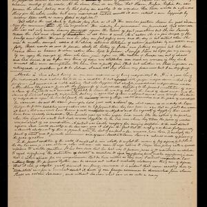 a page of handwritten text
