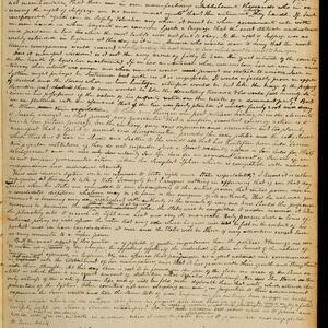 a page of handwritten text