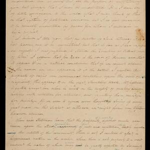 a page of handwritten text