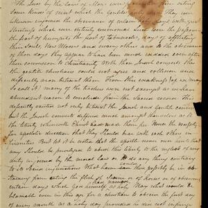 a page of handwritten text