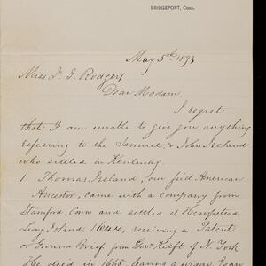 a page of handwritten text