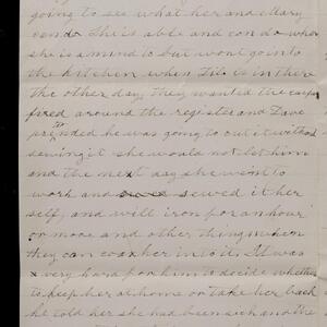 a page of handwritten text