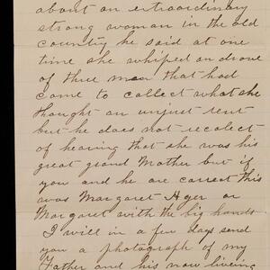 a page of handwritten text
