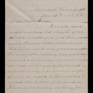 a page of handwritten text