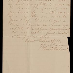 a page of handwritten text