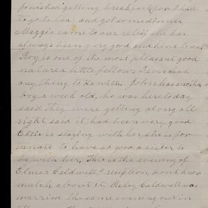 a page of handwritten text