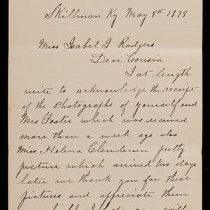 a page of handwritten text