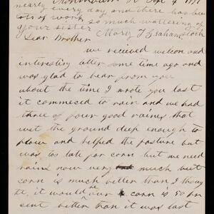 a page of handwritten text
