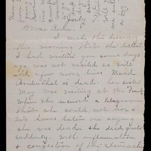 a page of handwritten text