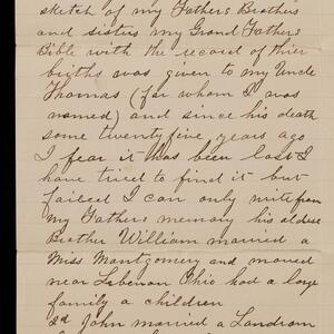 a page of handwritten text