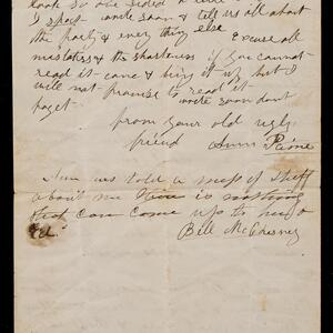 a page of handwritten text