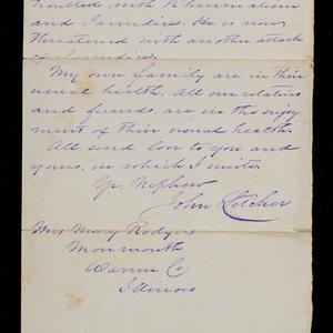 a page of handwritten text