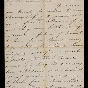 a page of handwritten text