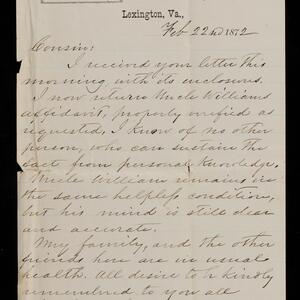 a page of handwritten text
