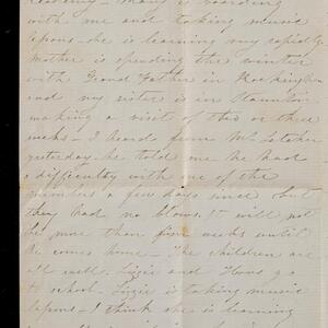 a page of handwritten text