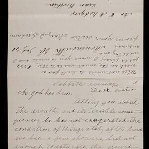 a page of handwritten text
