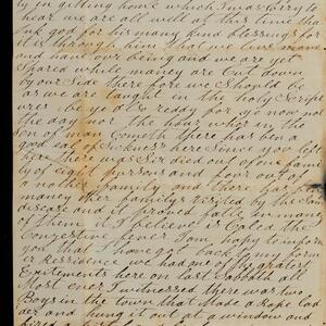 a page of handwritten text