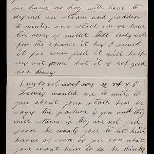 a page of handwritten text