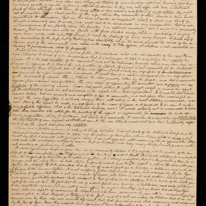 a page of handwritten text