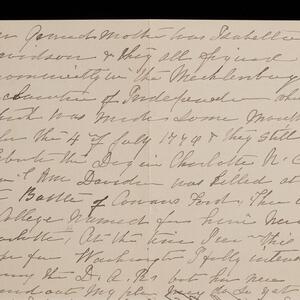 a page of handwritten text
