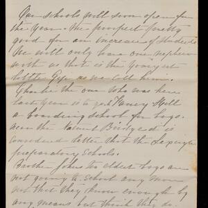 a page of handwritten text