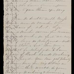 a page of handwritten text