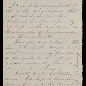 a page of handwritten text