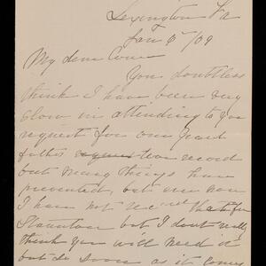 a page of handwritten text
