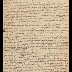 a page of handwritten text