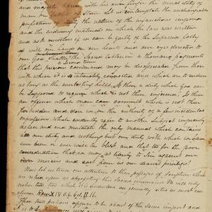 a page of handwritten text