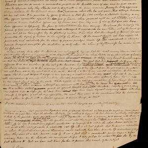 a page of handwritten text