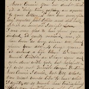 a page of handwritten text