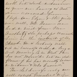 a page of handwritten text