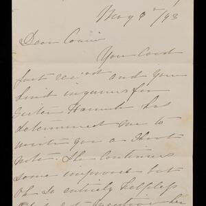 a page of handwritten text