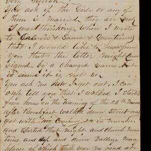a page of handwritten text