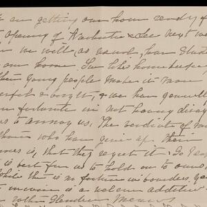 a page of handwritten text