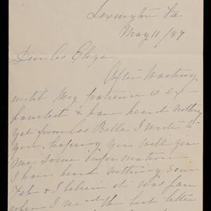a page of handwritten text