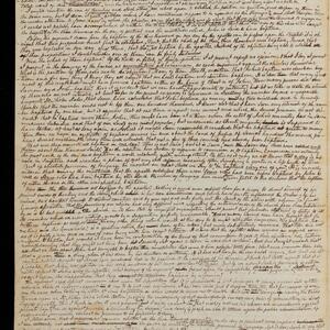 a page of handwritten text