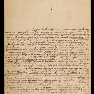 a page of handwritten text