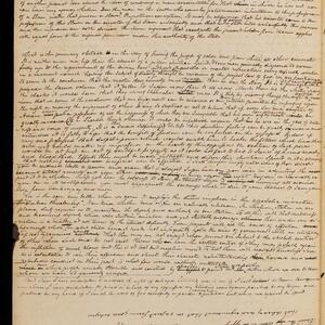 a page of handwritten text