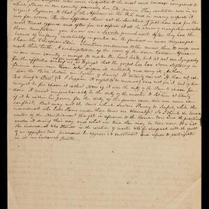 a page of handwritten text