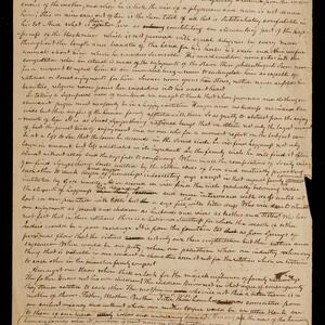 a page of handwritten text