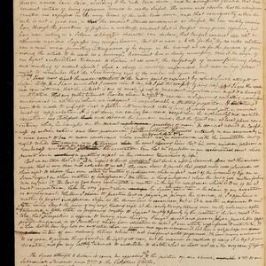 a page of handwritten text