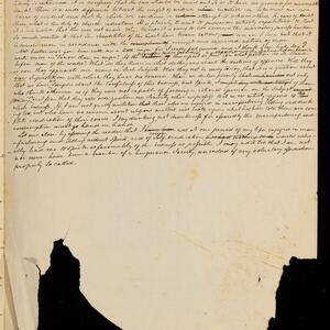 a page of handwritten text