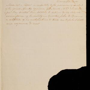 a page of handwritten text